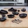 Ovenschaal 18 cm x 5,7 cm met 2 grepen Yara Black