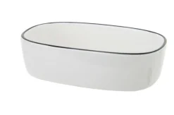 Ovenschaal 20 cm x 5,2 cm wit
