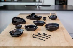 Ovenschaal 26,5 x 6,5 cm met 2 grepen Yara Black