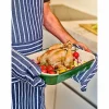 Ovenschotel 35,5x23,5x6 Castard gietijzer glans groen