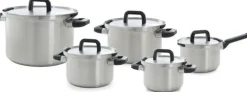 Pannenset 10-delig BK Flow Cool RVS