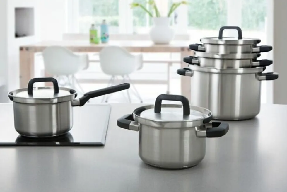 Pannenset 10-delig BK Flow Cool RVS