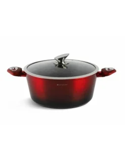Pannenset Luxe 6-Delig Rood-Zwart-Metallic Edënbërg Red Line