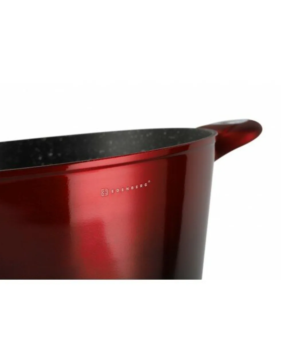 Pannenset Luxe 6-Delig Rood-Zwart-Metallic Edënbërg Red Line
