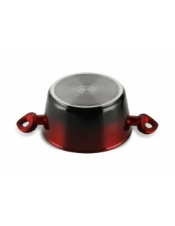 Pannenset Luxe 6-Delig Rood-Zwart-Metallic Edënbërg Red Line