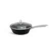 Pannenset Luxe 12-Delig RVS Sandwichbodem Black Line Edënbërg