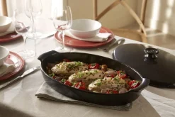 Papillote ovenschaal met deksel 41 cm Emile Henry Fusain