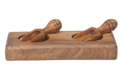 Peper en zout set olijfhout