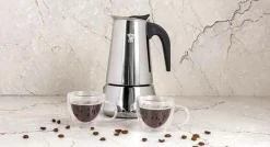 Percolator inductie set 3 delig 10-kops met 2 glazen Omagio Linea