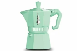 Percolator Moka Express Bialetti groen 3-kops
