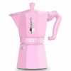 Percolator Moka Express Bialetti roze 6-kops