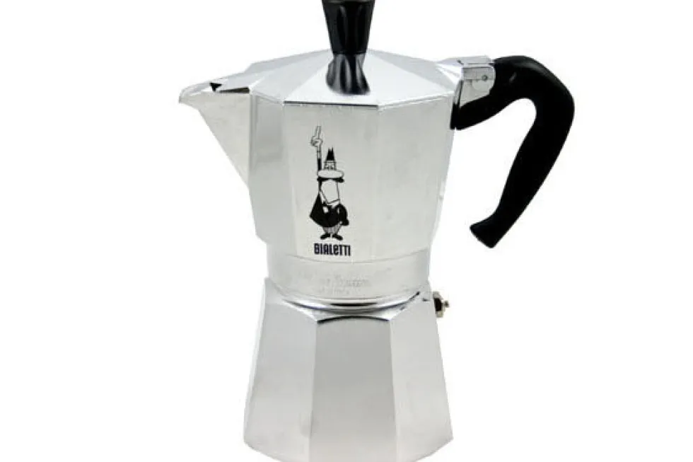 Percolator Moka Express Bialetti zilver 3-kops
