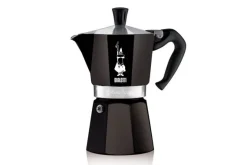 Percolator Moka Express Bialetti zwart 3-kops