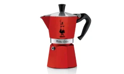 Percolator Moka Express Bialetti rood 3-kops