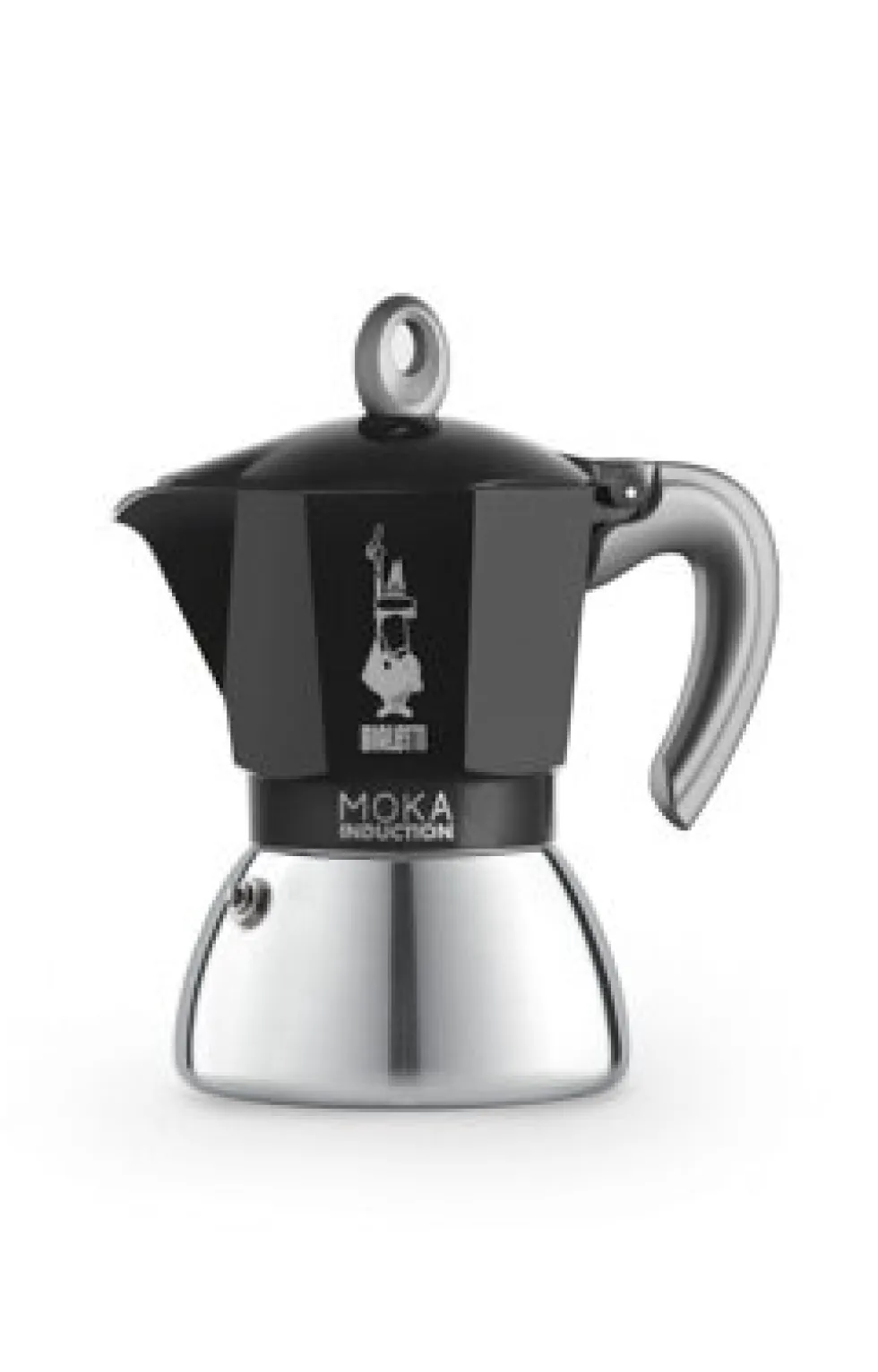 Percolator Moka Induction Bialetti zwart 4-kops