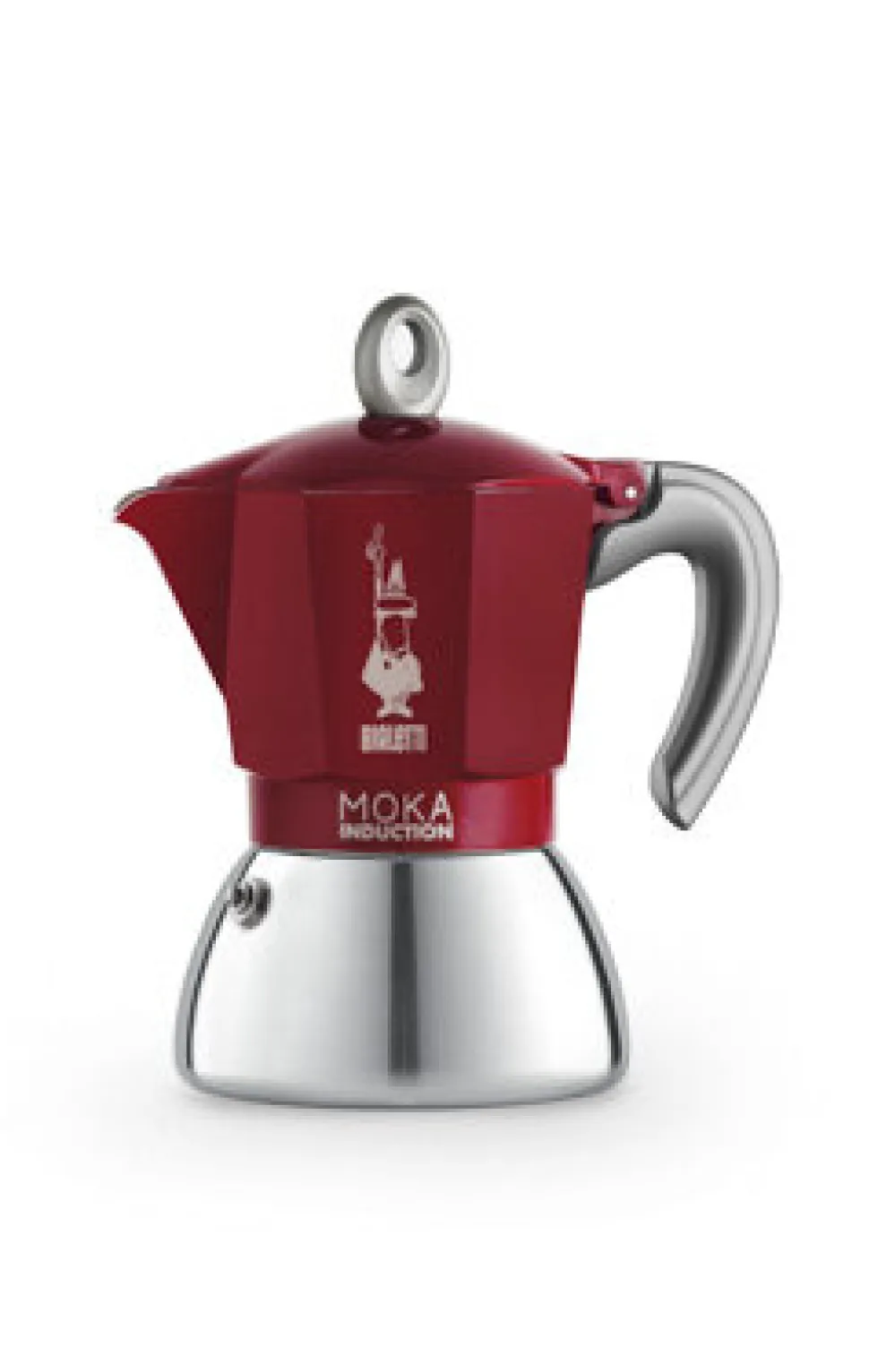 Percolator Moka Induction Bialetti rood 6-kops
