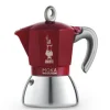 Percolator Moka Induction Bialetti rood 4-kops