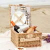 Picknickmand 2 personen bruin 30 cm incl koeltas