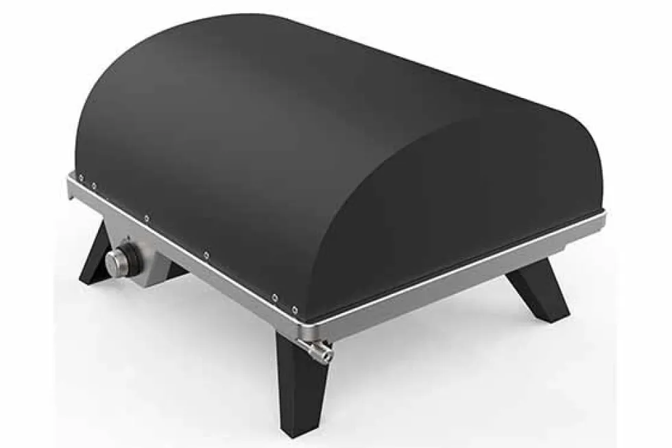 Pizzaoven gas antraciet Piana Sedici 71 x 55,7 cm ZiiPa XL