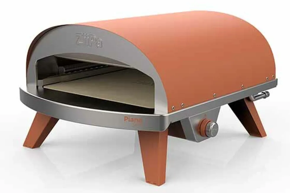 Pizzaoven gas terracotta Piana Sedici 71 x 55,7 cm ZiiPa XL