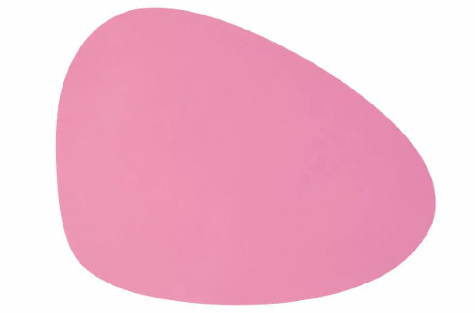 Placemat Leder Roze Eivormig Cosy & Trendy