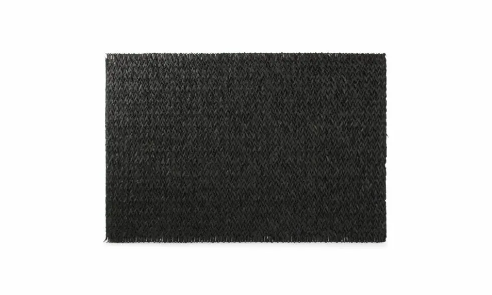 Placemat 45 x 30 cm Geweven Zwart TableTop