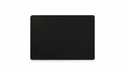 Placemat 43 x 30 cm Leder Zwart Dinner