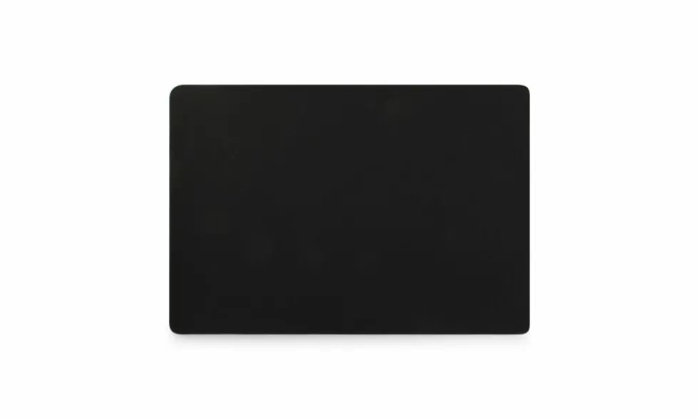 Placemat 43 x 30 cm Leder Zwart Dinner