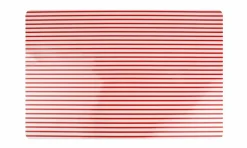 Placemat 45 x 30 cm Rood Stripes
