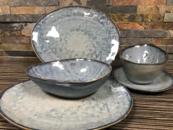 Plat bord 27 cm Aicha Blue