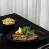 Plat Bord 25 cm Stapelbaar Blackstone