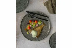 Plat bord grijs-groen 26,5cm Istra