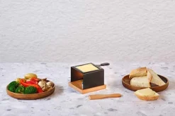 Raclette inklapbaar rechthoek 2 personen met spatels nylon Aspen