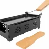 Raclette rechthoek 2 personen met spatels Sneeuwster Aspen