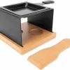 Raclette vierkant met spatel Aspen