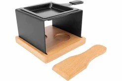 Raclette vierkant met spatel Aspen