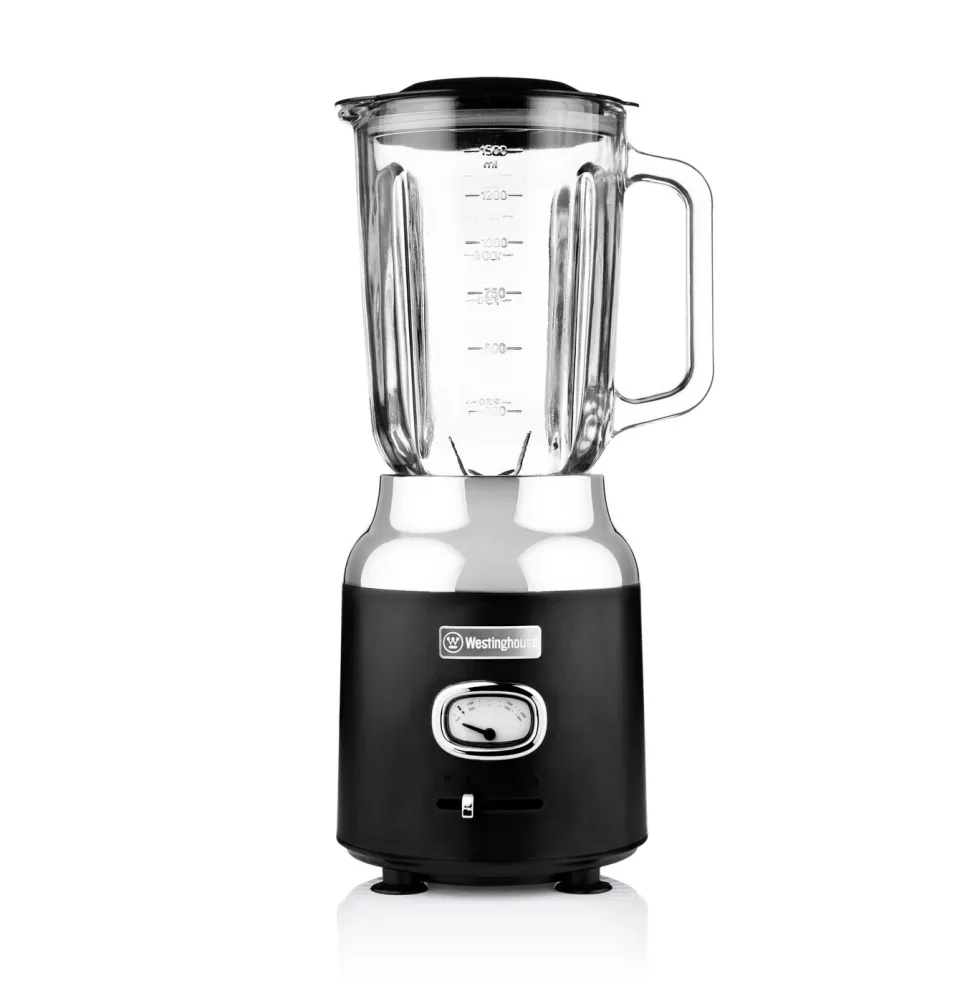 Retro Blender Smoothie Maker Zwart Westinghouse