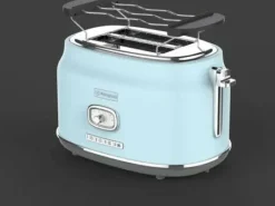 Retro Broodrooster 2 Slice Toaster Blauw Westinghouse