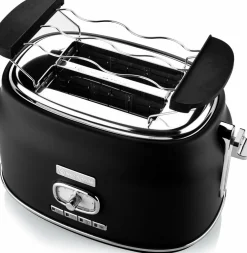Retro Broodrooster 2 Slice Toaster Zwart Westinghouse