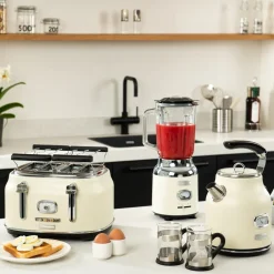 Retro Broodrooster 4 Slice Toaster Crème Westinghouse