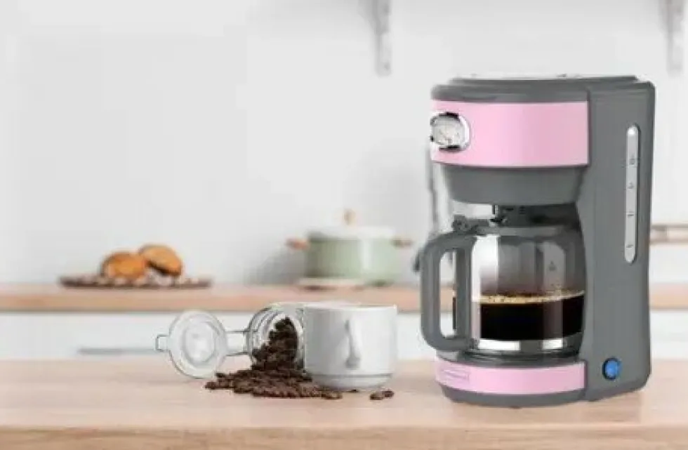 Retro Filterkoffie machine Roze Westinghouse