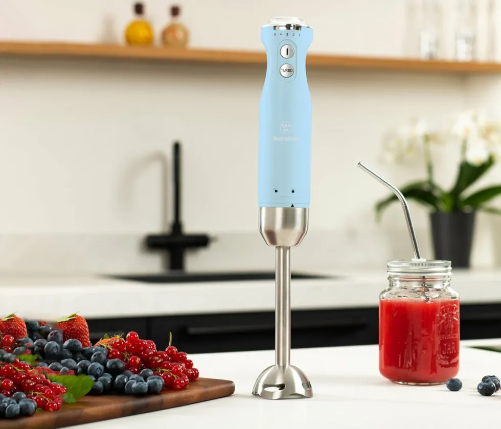 Retro Staafmixer Blauw Westinghouse