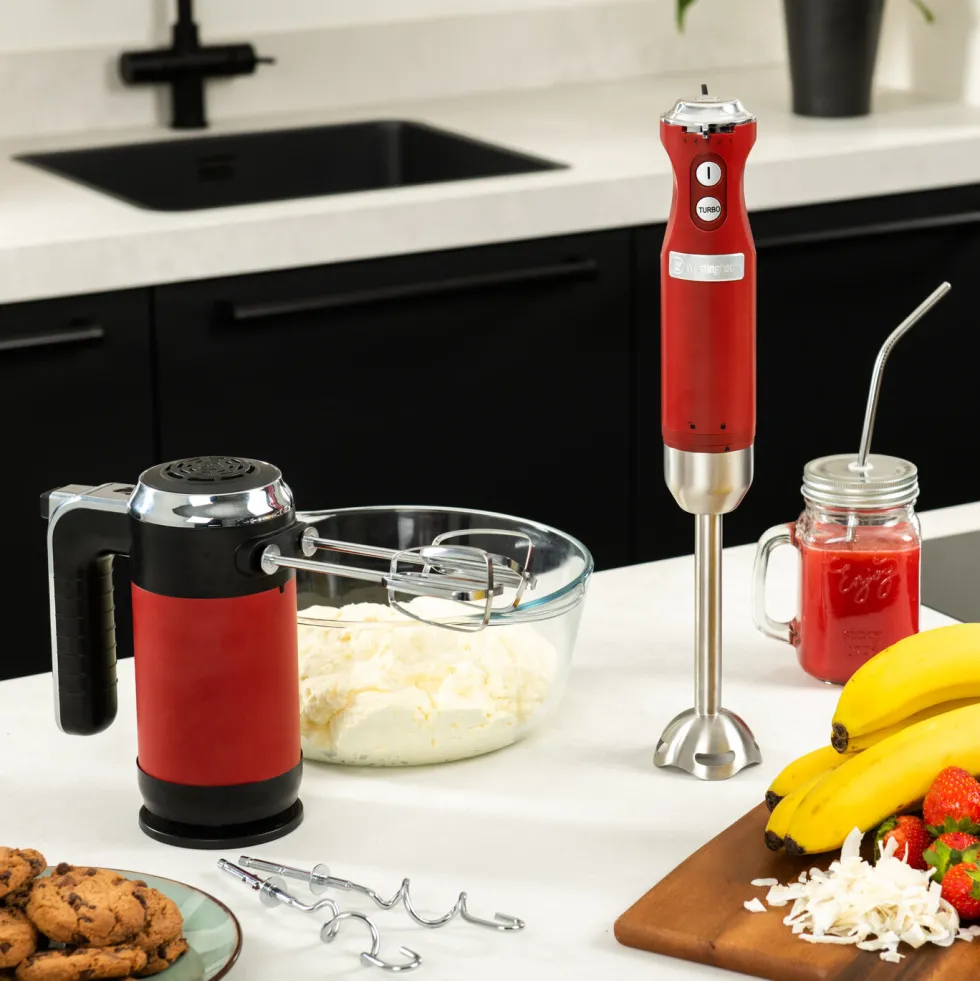 Retro Staafmixer Rood Westinghouse