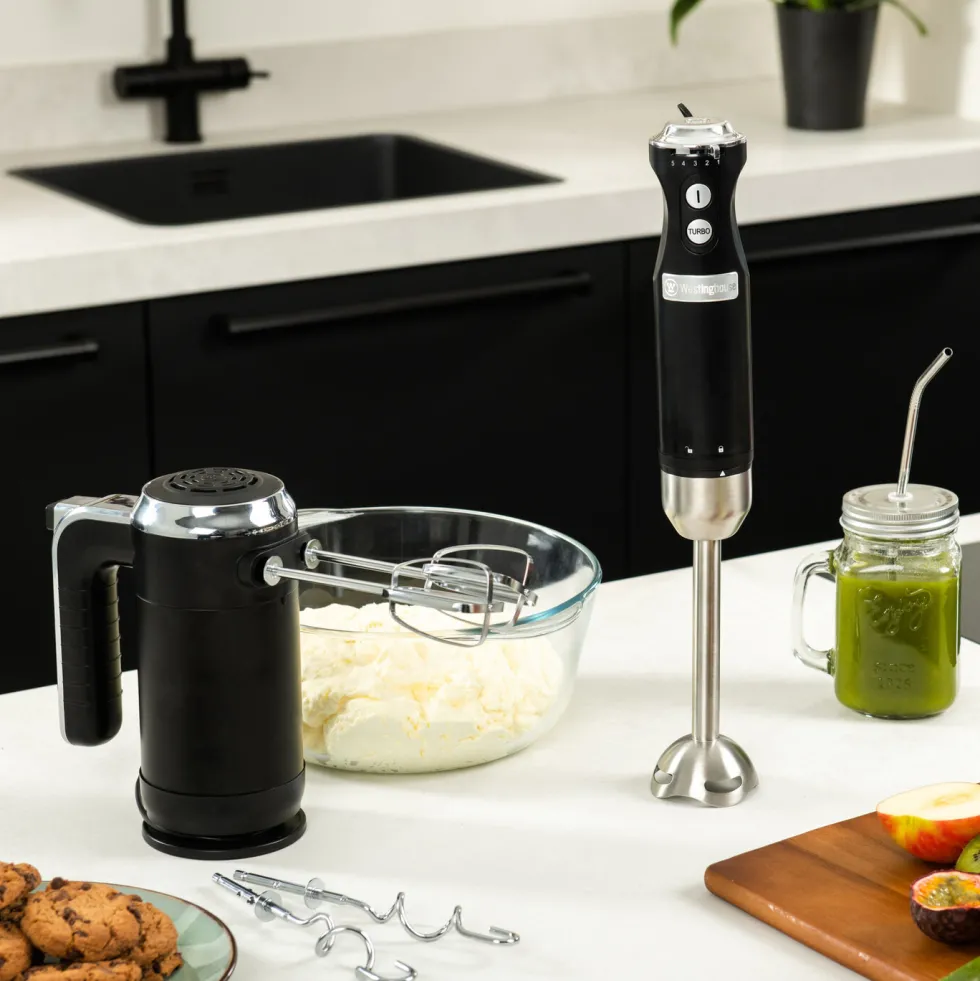 Retro Staafmixer Zwart Westinghouse