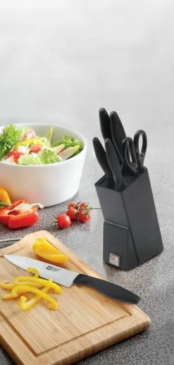 Richardson Sheffield Laser Cuisine messenblok 6-delig Zwart