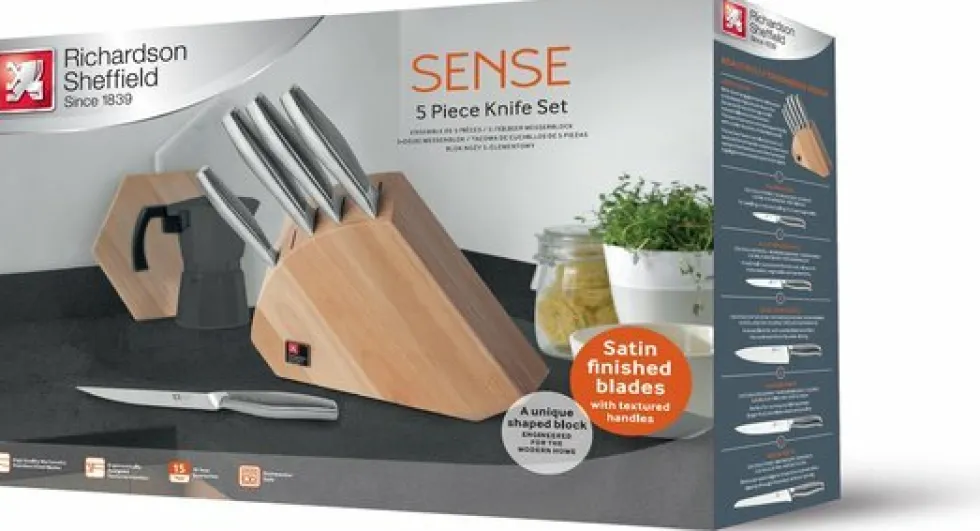 Richardson Sheffield Sense 5-delig messenblok hout