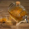 Sapdispenser 1L houten standaard