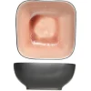 Schaal 14 cm vierkant Laguna Azzuro Old Rose