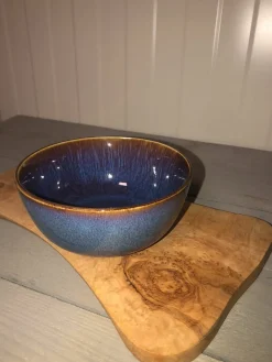 Schaaltje 14 cm donker blauw Marrakesh
