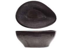 Schaaltje driehoekig 14cm Black Granite